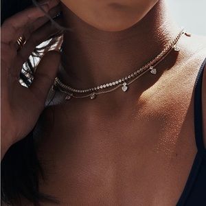 Lili Claspe tennis necklace